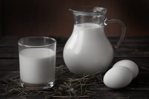milk, eggs, cancer